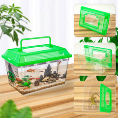 ONLYFU top-feeding door reptile enclosure for quick checks