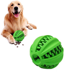 ONTWOPETS Dog Ball Toy outer shell texture supports playful chewing and gum massage.