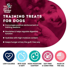 Onward Hound training treats low-calorie option image highlights bite-sized reinforcement