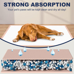 Oomicat absorbent quick-drying layer locks in moisture for a cleaner room.