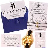 OOW gold paw print bracelets close-up for lasting remembrance.