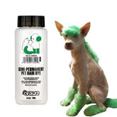 OPAWZ semi-permanent dye bottle closeup, non-toxic pet color option.