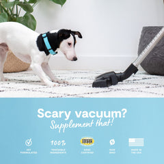 Open Farm Calming Chews ingredients chart highlights traceable, vet-approved components.