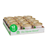 Open Farm cat food pate cans close-up showcases premium texture and protein-forward nutrition.
