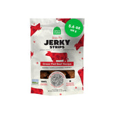 Open Farm dog jerky soft-chewy oven-baked close-up showing tender texture for rewards