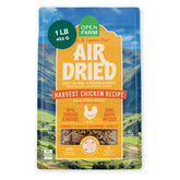 Open Farm Harvest Chicken air-dried bag shows premium texture for meals or toppers.