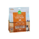 Open Farm pork recipe morsels bag showing convenient complete meal option for dogs