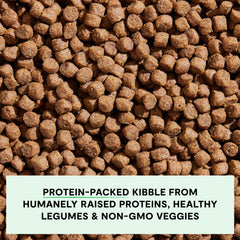 Open Farm bag with traceable ingredients for transparent sourcing at mealtime