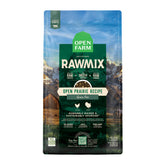 Open Farm RawMix dry cat food bag with grain-free formula for indoor and outdoor cats.
