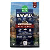 Open Farm RawMix bag packaging with ancient grains supports balanced nutrition.