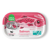Open Farm salmon mousse cans pack 12 convenient meals topper.