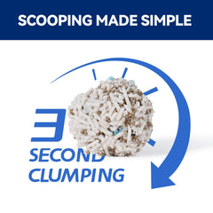 OPET Mixed Tofu Cat Litter appears near-dust-free, promoting cleaner air around the litter area.