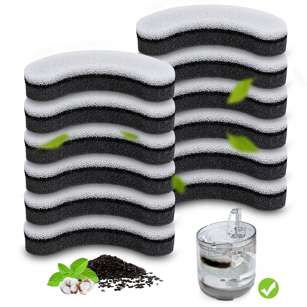 Opeth cat fountain filter arc-shaped design improves water freshness