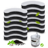 Opeth cat fountain filter arc-shaped design improves water freshness