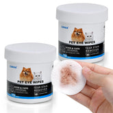 OPULA 300Pcs Dog Eye Wipes packaging shows biodegradable, eco-friendly design.