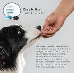 Ora-Clens 1-TDC shown for dogs and cats to illustrate versatility.