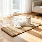 Ordora large cat scratcher mat top view highlighting ample space for stretching and play