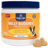 Origin Labs Belly Buddies packaging signaling gut balance and immune support.