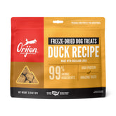 ORIJEN Free Run Duck Treat bag 3.25oz for packable rewards on walks