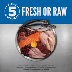 ORIJEN Original Dry Dog Food WholePrey ingredients image features organs and bones for balanced nutrition