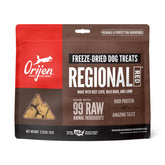 ORIJEN Receta Regional Rojo en bolsa de 3-25 oz para recompensas sabrosas.