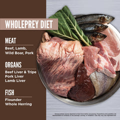 Medallions crumbled over kibble to boost flavor and protein with ORIJEN Regional Red.