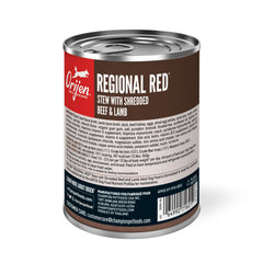 ORIJEN Regional Red Stew moisture-rich wet food in bowl ideal for hydration in meals.