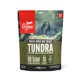 ORIJEN TUNDRA freeze-dried dog treats bag front; high-protein option