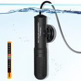 Orlushy 25W submersible aquarium heater in tank for steady warmth