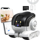 OROMVO Pet Camera front view delivers crisp 1080p monitoring of your pet.