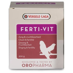 Oropharma Ferti-Vit bottle illustrating a multi-vitamin blend for breeding support and health