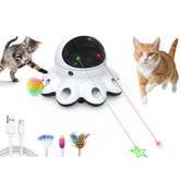 ORSDA Cat Laser Toy front view showing interactive motion for indoor exercise