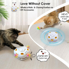 ORSDA cat toy with safe ABS material offers durable, scratch-resistant play.