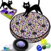 ORSDA cat toys interactive-ball-in-mat provides engaging indoor play for curious cats.