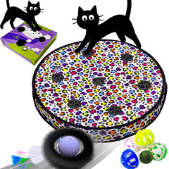 ORSDA cat toys interactive-ball-in-mat provides engaging indoor play for curious cats.