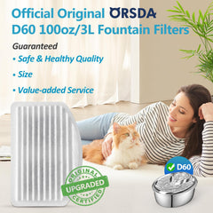 ORSDA four-layer filtration includes carbon-resin-cotton for fresher water