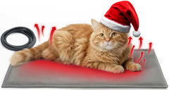 Ortri Cat Heating Pad bed Wamming front view highlights cozy warmth for indoor naps