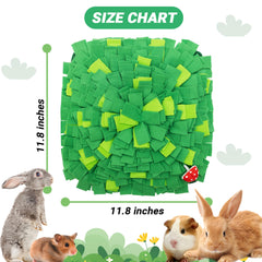 ORZECHKO Rabbit Foraging Mat hidden-snacks close-up enhances pet engagement and curiosity.