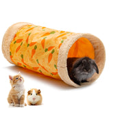 ORZECHKO Rabbit Hideout Tunnel exterior view showing durable 210D Oxford fabric for long-lasting play