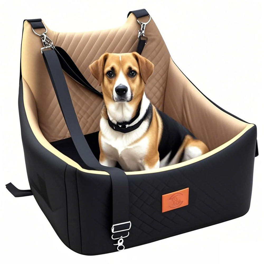 OSNBATN dog car seat setup showing secure fit and car-friendly design for safe travels