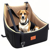 OSNBATN dog car seat setup showing secure fit and car-friendly design for safe travels