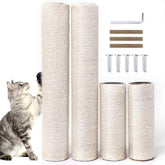 OSPNIEEK sisal scratch post 15.7in shows sturdy construction for durable play