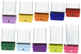 Oster clipper guide kit case neatly stores all combs for organized at home grooming