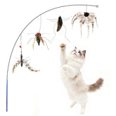 ottmat interactive cat toy bug wand for active play and hunting