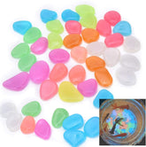 Oubest Glow Rocks blue glow in tank for ambient aquarium lighting