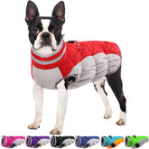 OUOBOB dog jacket waterproof back-zip keeps medium dogs dry during rain