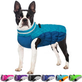 OUOBOB winter dog coat back zipper enables easy on off during chilly walks