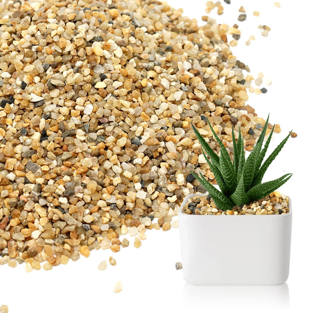 OUPENG coarse sand stone bag full view for natural terrarium décor
