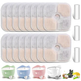 OUPUSES 16-pack Catit PIXI filter package for convenient cat fountain hydration