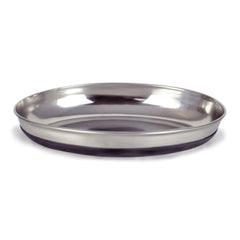 Our Pets Dish Oval Cat Rubber Bottom Pet Bowl with non-slip base for stable, mess-free feeding